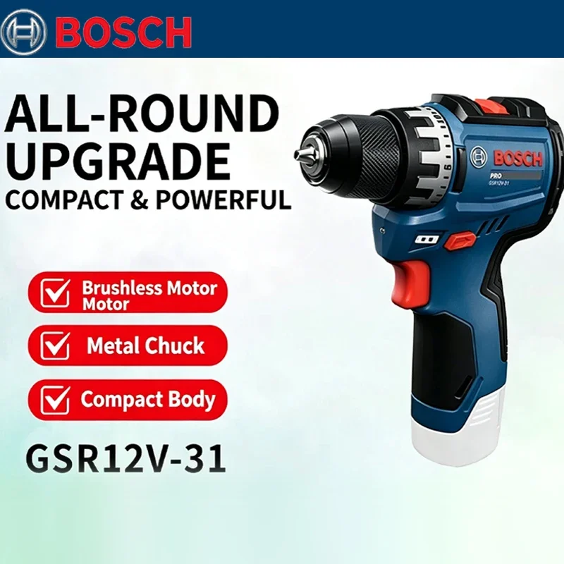 Home Improvements - Bosch GSR 12V-31 Bürstenloser Elektrobohrer mit