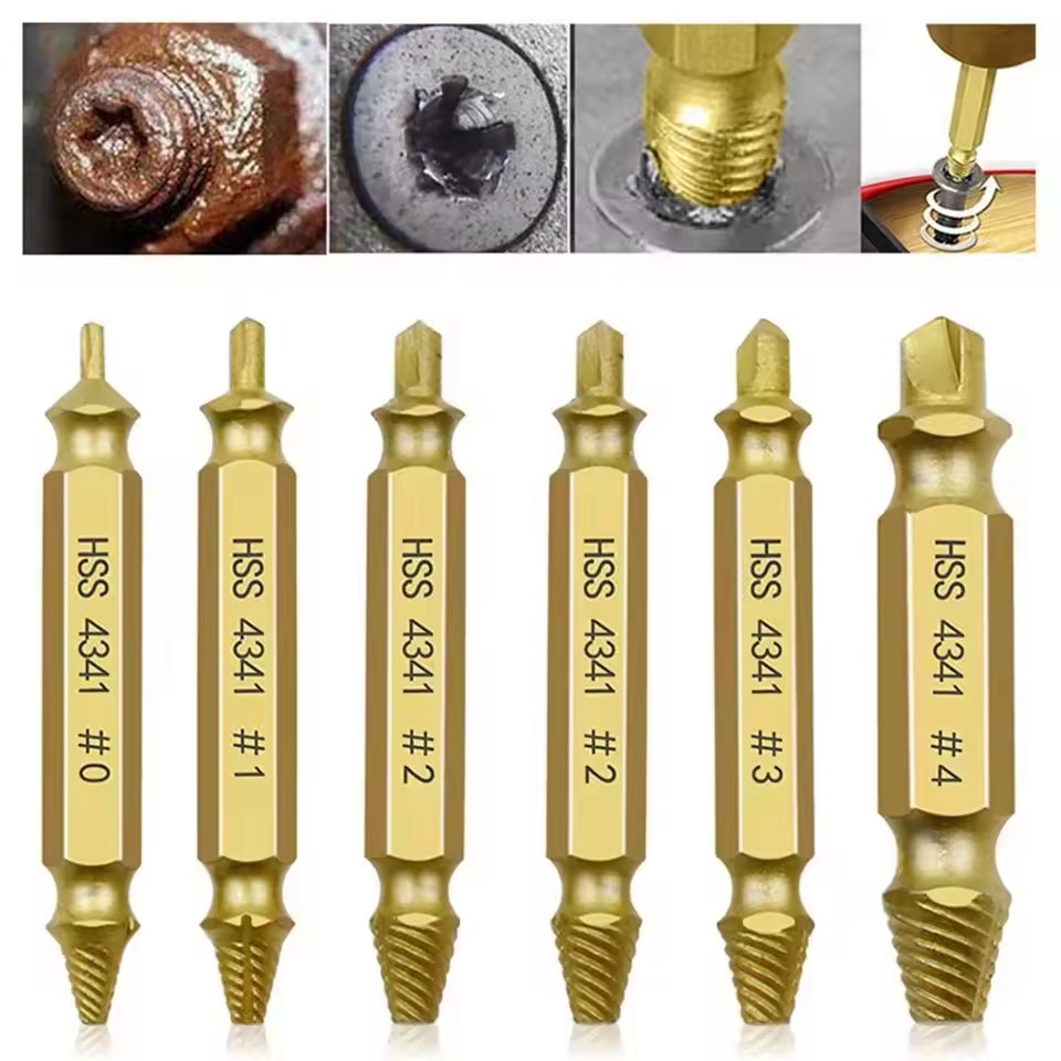 Drill Bit Set - Schraubenausdreher-Set für beschädigte und zerbrochene Schrauben