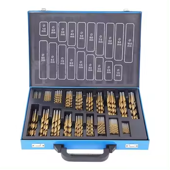 Drill Bit Set - 170-teiliges metrisches Bohrer-Set, Spiralbohrer-Set für Holz,